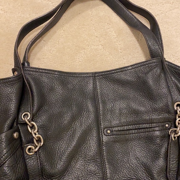 B. Makowsky, Beautiful black leather purse/bag - Picture 3 of 7